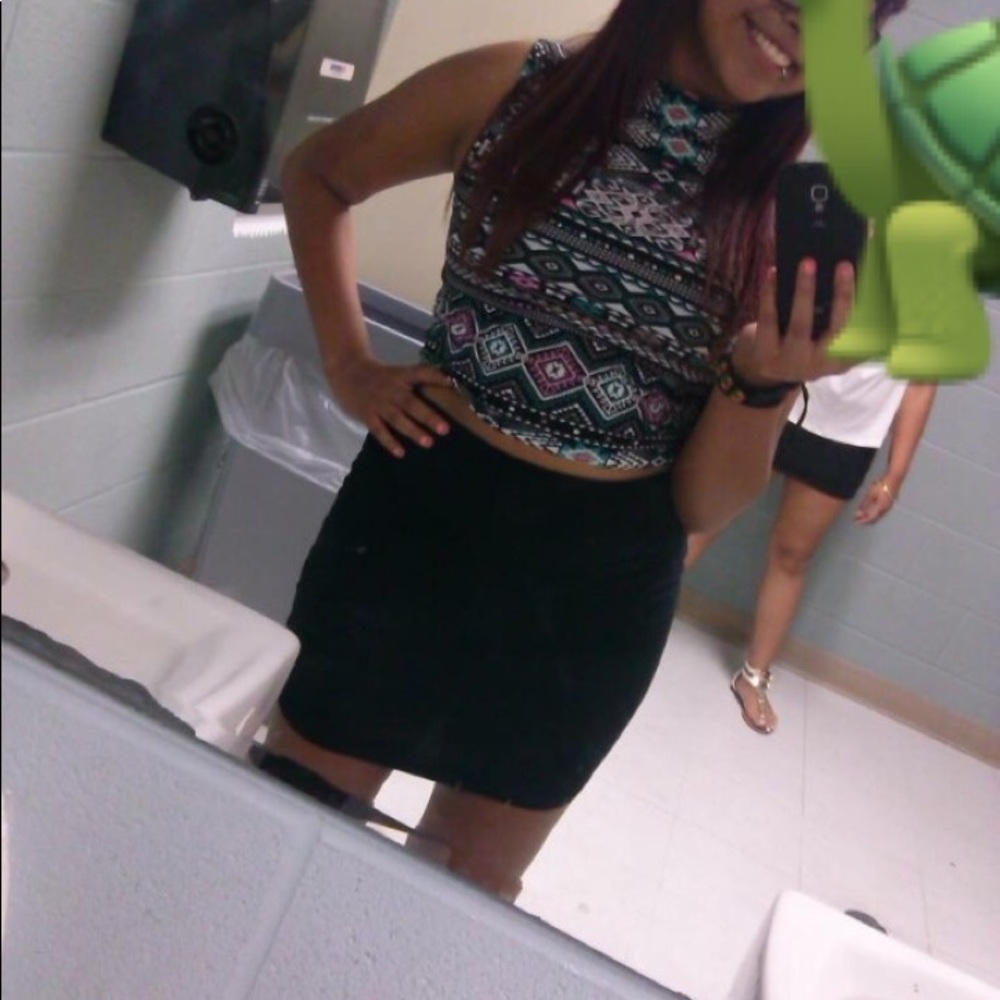 Tribal printed crop top😋